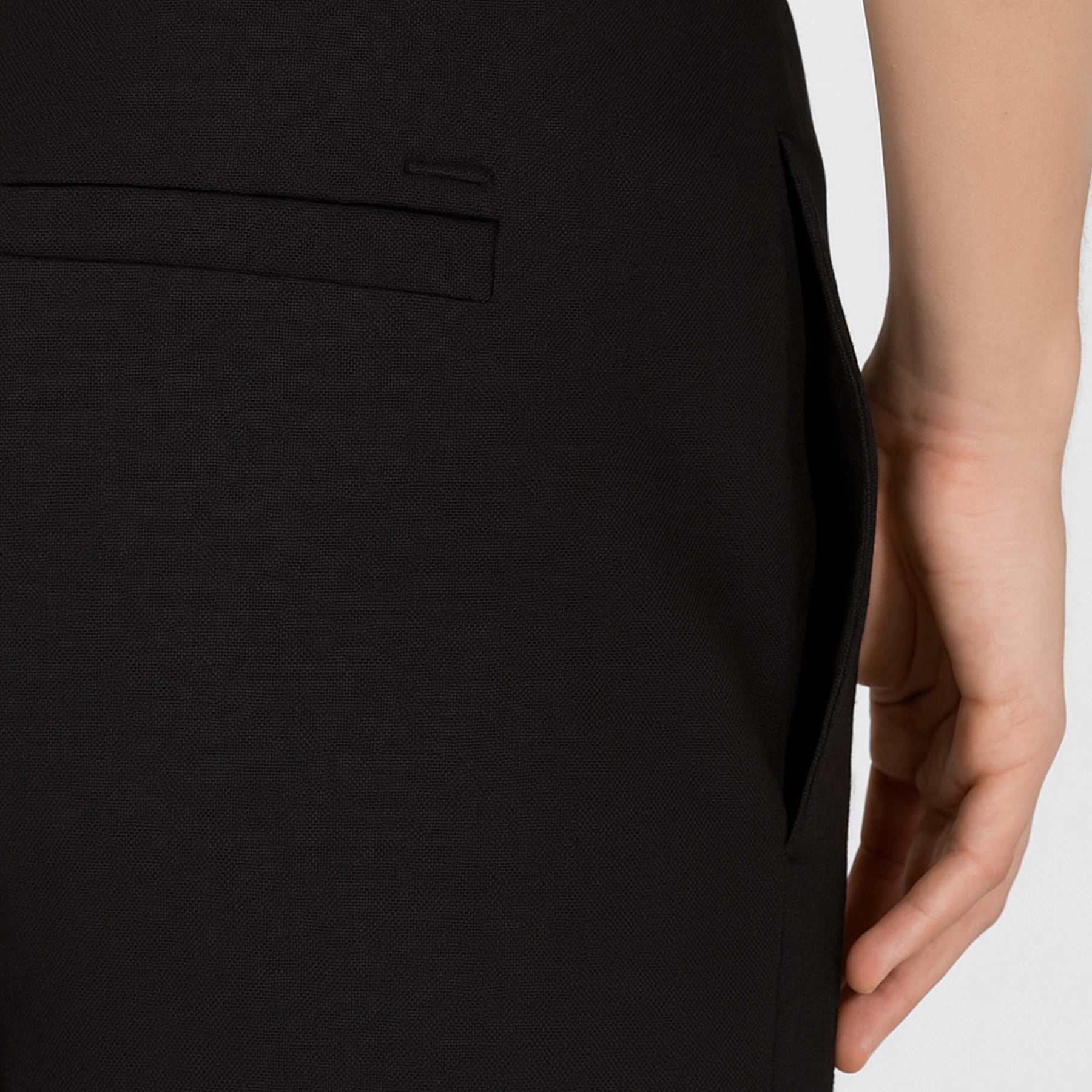 Calça Reta Linho - Preto