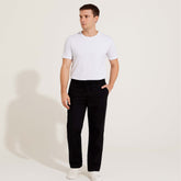 Calça Sarja Amarração Masculina - Preto