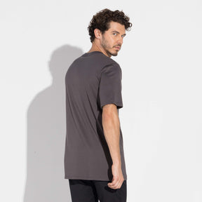 Camiseta Pima Alongada Masculina | Life Collection - Preto